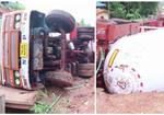 Do not operate the inverter and do not light the gas stove Warning police  gas tanker accident 