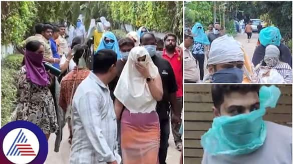 Telugu celebrities who came to Bengaluru rave party and covered their faces in dustbin covers sat