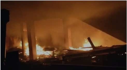 Furniture manufacturing unit caught fire in Thrissur fire force brought the fire under control 