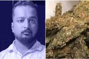 Selling ganja by taking rooms in the lodge; one arrested, two absconding 