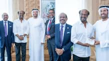 UAE Golden Visato  Indian actor Rajinikanth actor arrived at the DCT headquarters along with MA Yousafali
