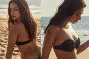 Manushi Chhillar bikini look became trending in social media dtr 