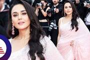 Cannes 2024: Preity Zinta looks stunning in Seema Gujral's pink-coloured saree Vin