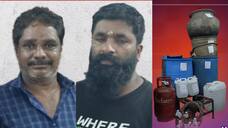 40 litres of arrack and 300 litter wash seized from kunnamkulam excise arrested two