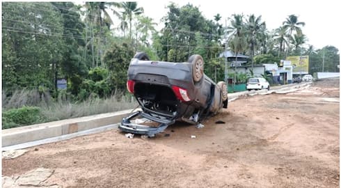 four people were injured national highway car accident