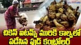 Chicken Is Dumped Into The Drainage in khammam