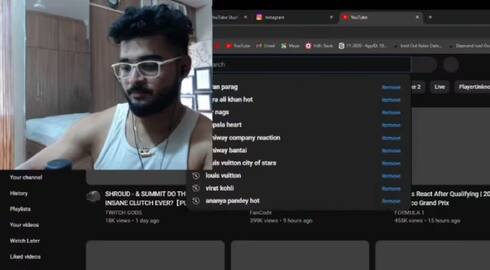 Riyan Parags YouTube history Viral: How You Can Clear The Search History For Your Account vvk