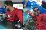Action against YouTuber Sanju Techy Amban style swimming pool inside the car