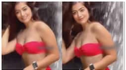 Rashmika Mandanna in bikini at waterfall nbn