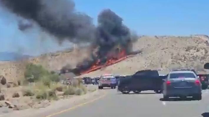 F-35 fighter jet worth $135 million crashes in New Mexico, dramatic video goes viral (WATCH)