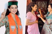 Bollywood actress Kangana Ranaut won at mandi constituency dee