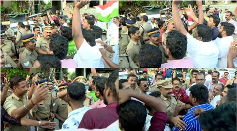 Clashes between Palakkad UDF and LDF workers after the Lok Sabha election results came out