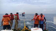 31 fishermen rescued by Marine enforcement after fishing boat develops technical snag mid sea in kozhikode
