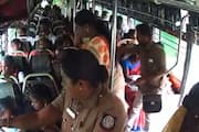 A woman who was traveling in a bus near Theni suffered a head injury when she slipped and fell. CCTV footage is going viral-rag