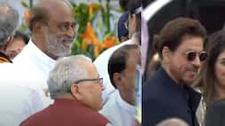 Narendra Modi swarn in ceremony rajinikanth shah rukh khan mukesh ambani participated ans