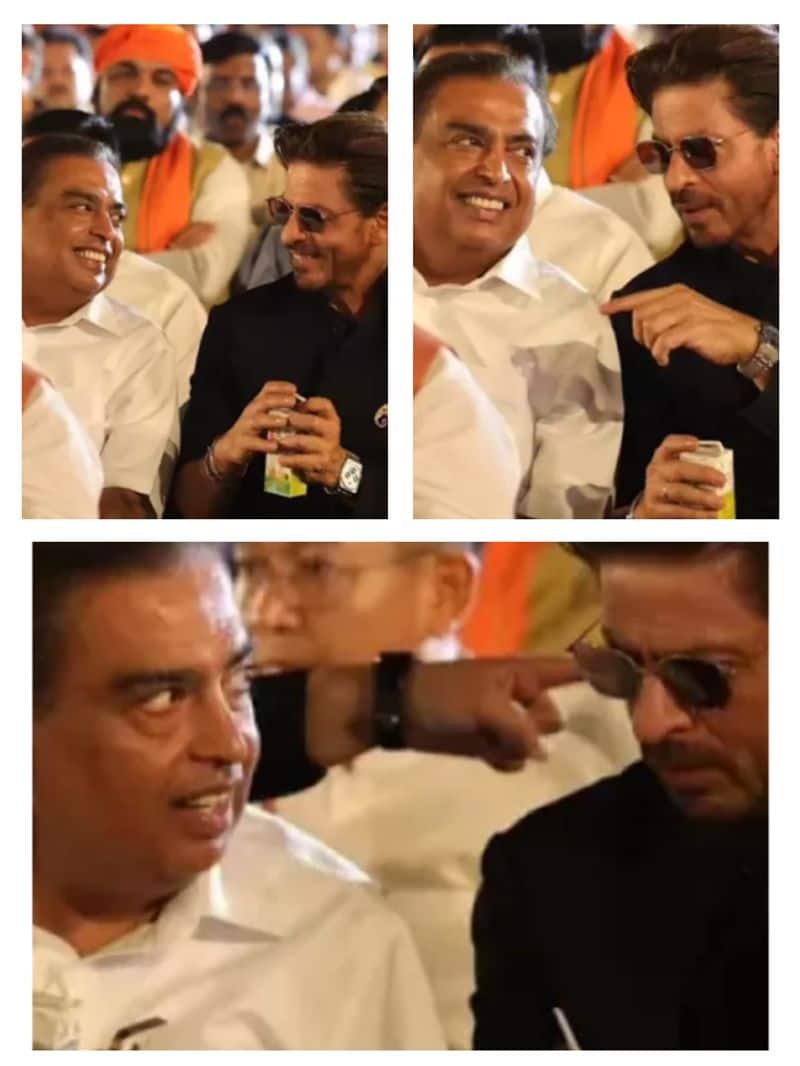 Billionaires Ambani-Sharukh who drank 31 rupees ORS sitting side by side!-sak