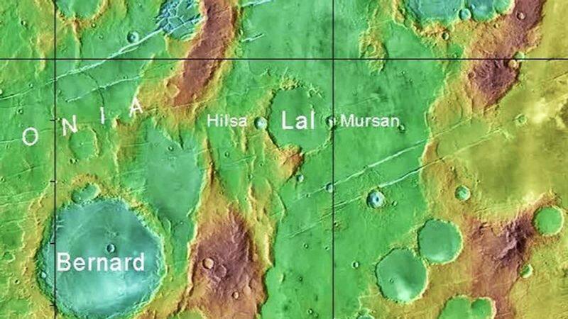 Two new craters on Mars named after towns in UP, Bihar