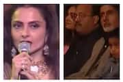 Rekha skipped Amitabh Bachchan's name during Filmfare award acceptance ATG