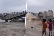 Bihar Portion of bridge on Bakra river collapses before inauguration in Araria, WATCH shocking videos snt