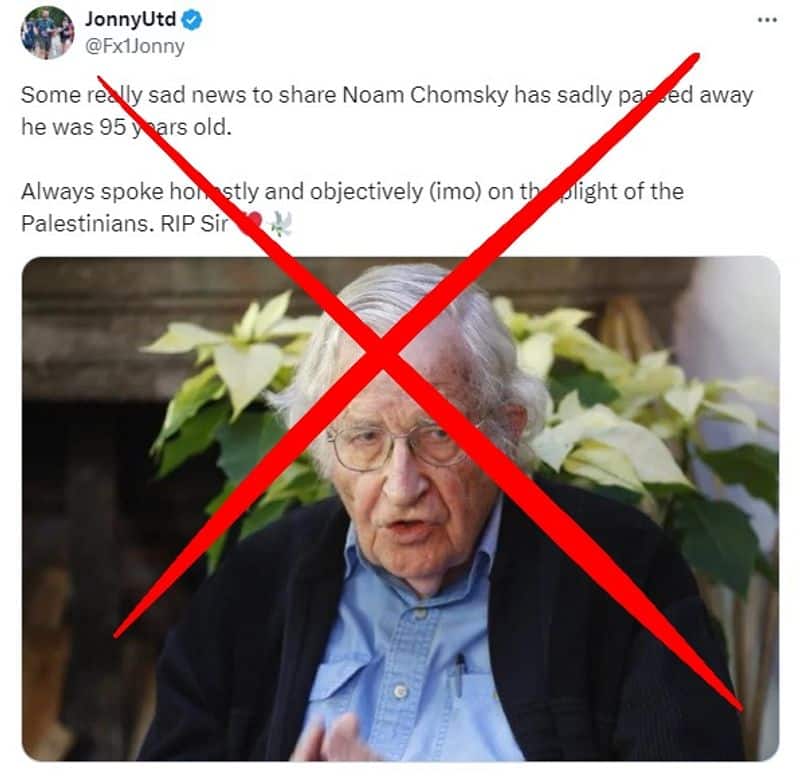 Noam Chomsky death rumors are false