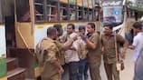 clash between private and government bus drivers in coimbatore vel