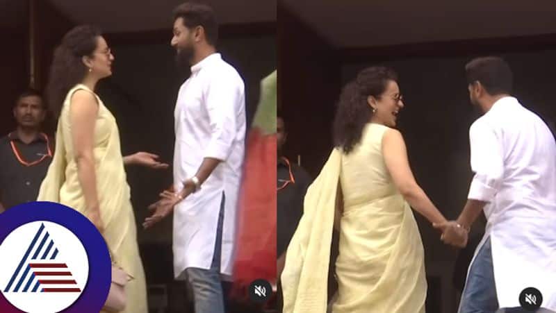 Kangana Ranauth and Chirag Paswan together in Parliament fans remembers mile na mile suc