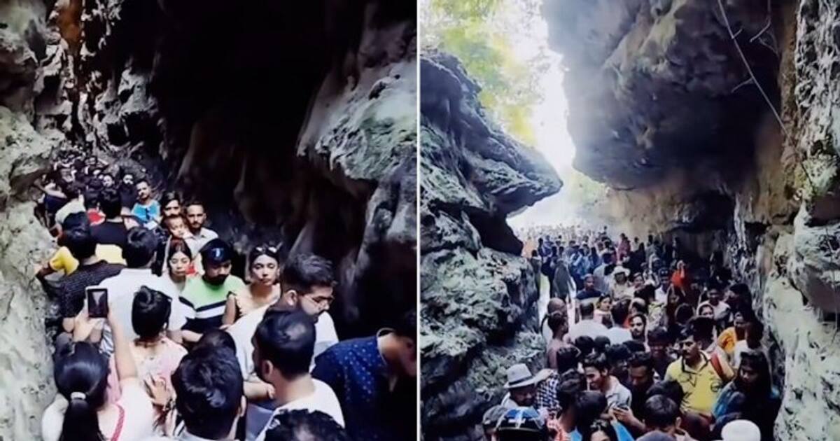 'All thanks to vloggers': Overcrowded Dehradun's Robber's Cave sparks ...