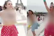 Eiffel tower protest: Topless women challenge authoritarianism with anti-fascist slogans (WATCH) AJR