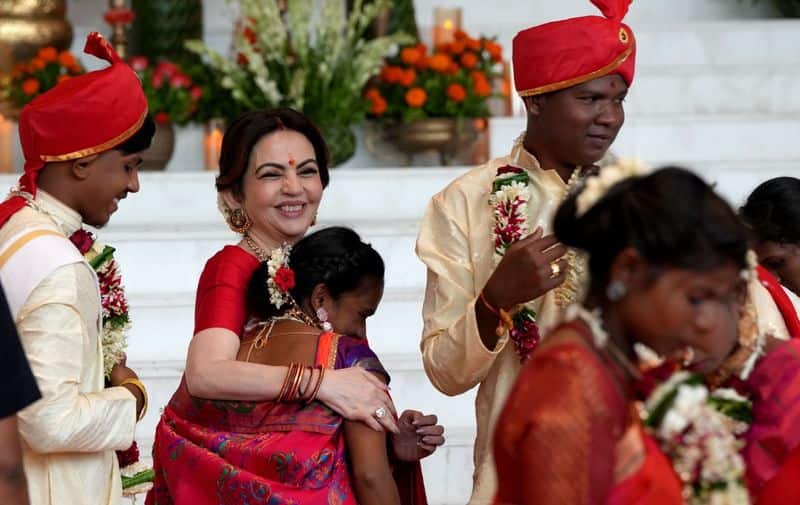 Mukesh Ambani, Nita Ambani hold mass wedding for over 50 couples as Anant, Radhika Merchant wedding countdown begins
