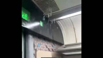 Passenger's Viral Video of Water Leakage on Vande Bharat Train Prompts Attention [watch] NTI