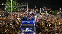 T20 World Cup 2024 Winner Team India Victory Parade in Mumbai san