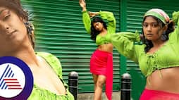Bhoomi Shetty look hot in neon crop top and skirt bold look getting social media comments pav