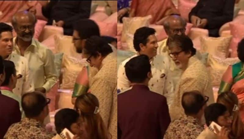 Did Bachchan's snub Rajinikanth at Anant Ambani-Radhika Merchant's wedding? Viral video fuels speculation