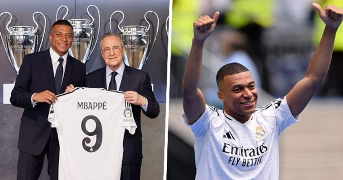 Kylian Mbappe Unveiled As Real Madrid's New No.9 Amidst Record Fanfare ...