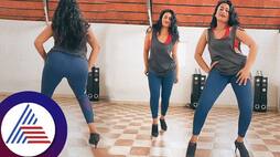 Shwetha Shrivatsavas sexy moves with high heels reels goes viral pav