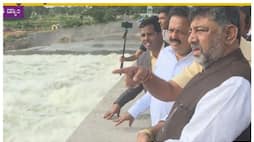 KRS Dam is full DK Shivakumar visits get information nbn
