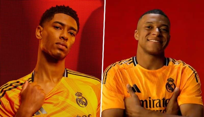 'Inspired by Ronaldo': Fans excited as Mbappe, Bellingham & Co. sport Real Madrid's fiery new orange away kit