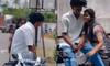 A romantic couple has been fined Rs 13,000 for traveling dangerously on a two-wheeler in Tirupur vel