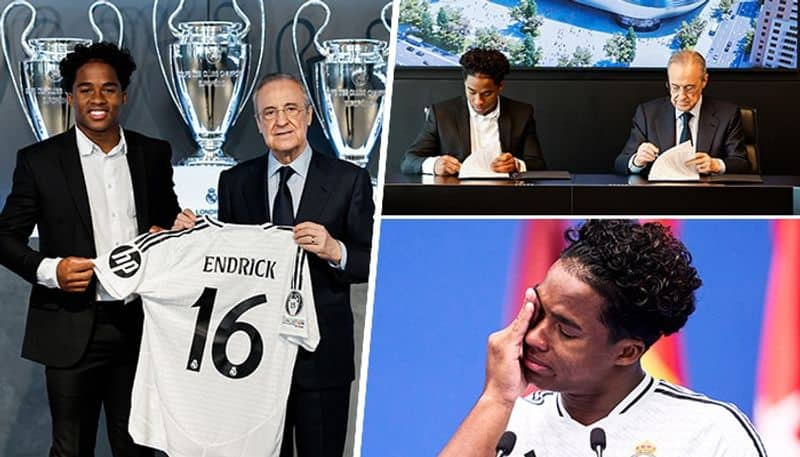 'It's a dream come true': 18-year-old Endrick gets emotional during Real Madrid unveiling (WATCH)