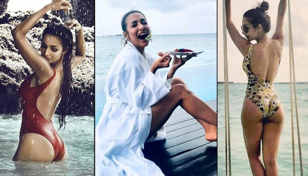 SEXY photos: Malaika Arora flaunts her perfect body in bikini at her Maldives vacay