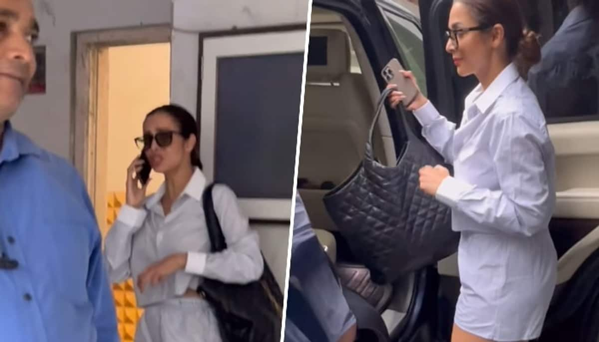 Viral Video: Malaika Arora flaunts her Rs 3.30 lakh Saint Laurent tote bag