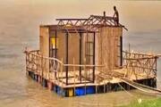 man built floating house in bihar says it does not drown in flood