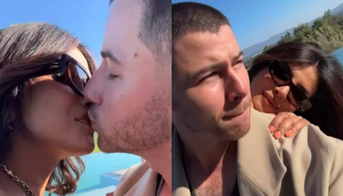 WATCH VIDEO: Priyanka Chopra-Nick Jonas kiss as they cant stop admiring each other!