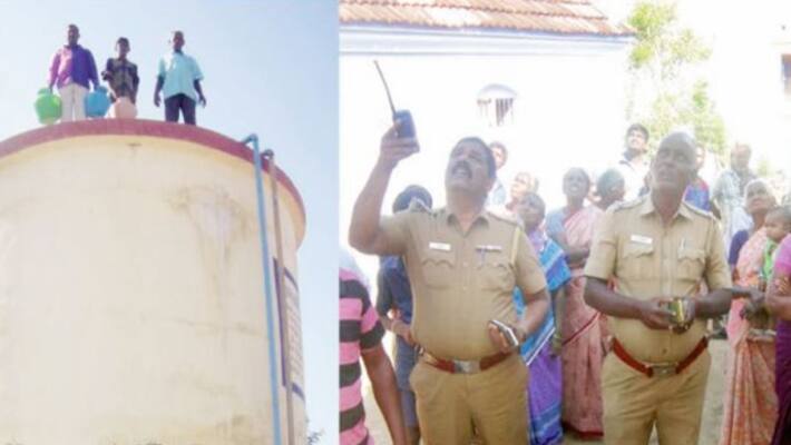 asking water supply three persons give suicides threaten in a 50 feet water tank asking water supply three persons give suicides threaten in a 50 feet water tank