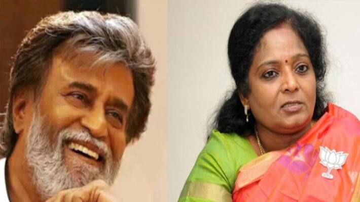 rajinikanth removed super star tag in twitter about thamilisai speech rajinikanth removed super star tag in twitter about thamilisai speech