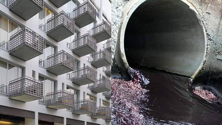 Shocking 2500 apartments turn stormwater drain into sewage Shocking 2500 apartments turn stormwater drain into sewage