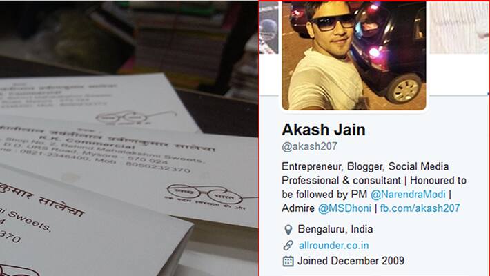 Modi is following bangalore boy in twitter Modi is following bangalore boy in twitter