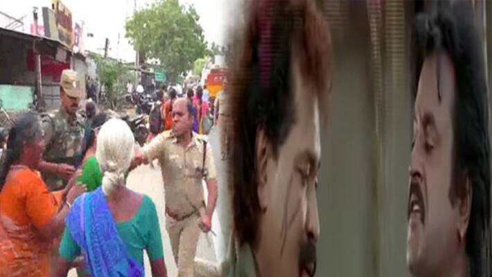 Comments against Rajinikanth expresses anguish over protester thrashing cop Comments against Rajinikanth expresses anguish over protester thrashing cop