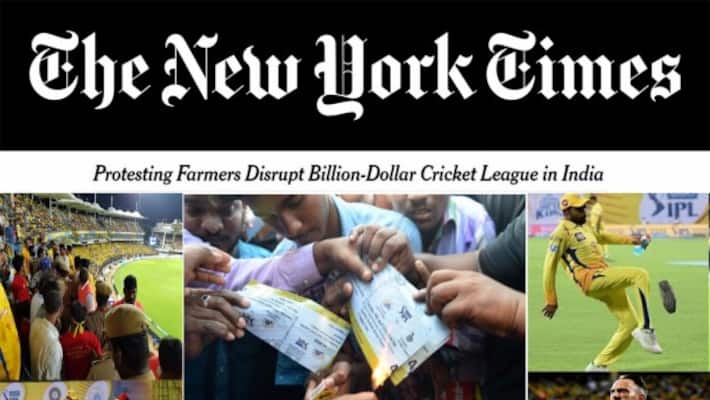 nytimes released news Protesting Farmers Disrupt Billion-Dollar Cricket League in India nytimes released news Protesting Farmers Disrupt Billion-Dollar Cricket League in India