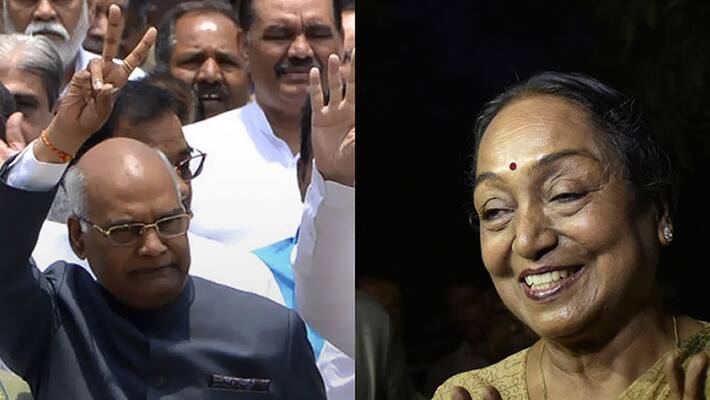 Presidential election Today Ram Nath Kovind vs Meira Kumar Presidential election Today Ram Nath Kovind vs Meira Kumar